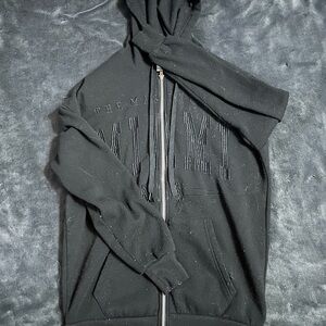 Rue21 Black Zip-Up Sweater